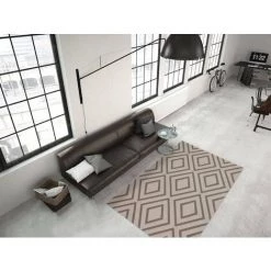 Tapis BOBOCHIC - Tapis Poils Courts ZAGORA Motif Contemporain - Taupe -BOBOCHIC Soldes 2022 63418862 2