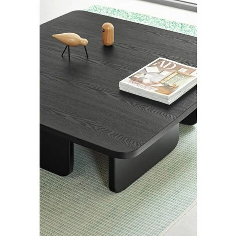 Tables Basses BOBOCHIC - Table Basse 100 Cm ARQ Noir - Noir 5 Tables Basses BOBOCHIC - Table Basse 100 Cm ARQ Noir - Noir – Image 3