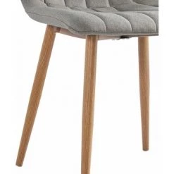 Chaise Et Fauteuil De Table BOBOCHIC - Lot De 2 Chaises De Table LIMY Gris Clair - Gris Clair 11 Chaise Et Fauteuil De Table BOBOCHIC - Lot De 2 Chaises De Table LIMY Gris Clair - Gris Clair -BOBOCHIC Soldes 2022 63560688 5