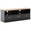 Meubles TV BOBOCHIC - Meuble TV 132 Cm VALENSOLE Noir Et Chêne - Chêne Et Noir 1 Meubles TV BOBOCHIC - Meuble TV 132 Cm VALENSOLE Noir Et Chêne - Chêne Et Noir -BOBOCHIC Soldes 2022 63560864 1