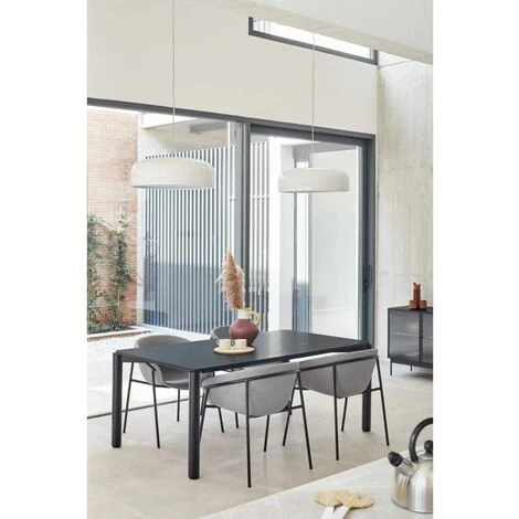 Chaise Et Fauteuil De Table BOBOCHIC - Lot De 2 Chaises HUG Gris Clair - Gris Clair 4 Chaise Et Fauteuil De Table BOBOCHIC - Lot De 2 Chaises HUG Gris Clair - Gris Clair – Image 2