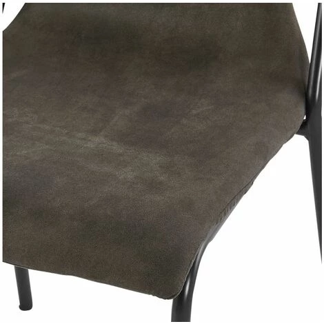 Chaise Et Fauteuil De Table BOBOCHIC - Lot De 2 Chaises De Tables LENNY Marron Foncé - Marron Foncé 7 Chaise Et Fauteuil De Table BOBOCHIC - Lot De 2 Chaises De Tables LENNY Marron Foncé - Marron Foncé – Image 5