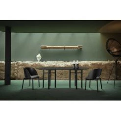 Table à Manger BOBOCHIC - Table à Manger Ovale JUNCO 200 Cm Noir - Noir