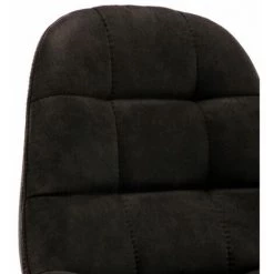 Tabouret De Bar BOBOCHIC - Lot De 2 Tabourets De Bar 62 - 82 Cm LYSI Pieds Métal Chromé Gris Anthracite - Gris Anthracite -BOBOCHIC Soldes 2022 63564475 3