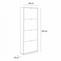 Meubles à Chaussures BOBOCHIC - Meuble à Chaussures 4 Portes LILA Rouge - Rouge 11 Meubles à Chaussures BOBOCHIC - Meuble à Chaussures 4 Portes LILA Rouge - Rouge -BOBOCHIC Soldes 2022 63564483 5