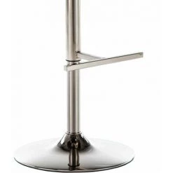 Tabouret De Bar BOBOCHIC - Lot De 2 Tabourets De Bar 82 Cm EVAN Simili Cuir Gris Clair -BOBOCHIC Soldes 2022 63564490 4