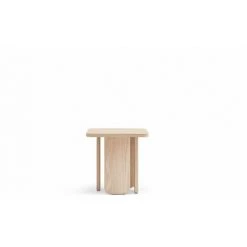 Tables Basses BOBOCHIC - Table D'appoint 48 Cm ARQ Bois Clair - Bois Clair -BOBOCHIC Soldes 2022 63564494 3