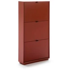 Meubles à Chaussures BOBOCHIC - Meuble à Chaussures 3 Portes LILA Rouge - Rouge -BOBOCHIC Soldes 2022 63564522 4