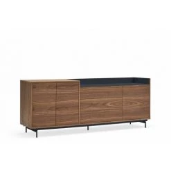 Buffets BOBOCHIC - Buffet 3 Portes 200 Cm VALLEY Noyer - Noyer