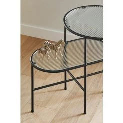 Tables Basses BOBOCHIC - Table D'appoint 60 Cm NIX Noir -BOBOCHIC Soldes 2022 63564596 4