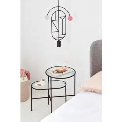 Tables Basses BOBOCHIC - Table D'appoint 60 Cm NIX Noir -BOBOCHIC Soldes 2022 63564596 5