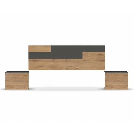 Tête De Lit BOBOCHIC - Tête De Lit Avec Chevet 160cm ENORA Noir - Noir 3 Tête De Lit BOBOCHIC - Tête De Lit Avec Chevet 160cm ENORA Noir - Noir