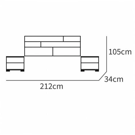 Tête De Lit BOBOCHIC - Tête De Lit Avec Chevet 160cm ENORA Noir - Noir 6 Tête De Lit BOBOCHIC - Tête De Lit Avec Chevet 160cm ENORA Noir - Noir â Image 4