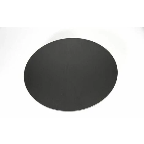 Tables Basses BOBOCHIC - Table Basse 110 Cm CEP Ronde Noir - Noir 5 Tables Basses BOBOCHIC - Table Basse 110 Cm CEP Ronde Noir - Noir – Image 3