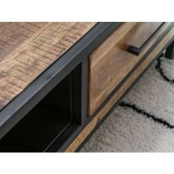 Tables Basses BOBOCHIC - Table Basse 1 Tiroir BEAUBOURG Bois De Manguier Massif Et Pieds Métal - Bois Et Noir 9 Tables Basses BOBOCHIC - Table Basse 1 Tiroir BEAUBOURG Bois De Manguier Massif Et Pieds Métal - Bois Et Noir -BOBOCHIC Soldes 2022 65211603 3