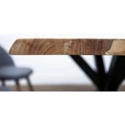 Table à Manger BOBOCHIC - Table à Manger TWIST Bois D'acacia Massif Et Pieds En Métal Noir 180x90 - Bois 9 Table à Manger BOBOCHIC - Table à Manger TWIST Bois D'acacia Massif Et Pieds En Métal Noir 180x90 - Bois -BOBOCHIC Soldes 2022 65211606 3