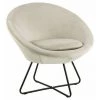 Fauteuils BOBOCHIC - Fauteuil MARLENE Tissu Velours Blanc Cassé - Blanc Cassé -BOBOCHIC Soldes 2022 65211607 1