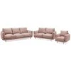 Canapé Droit Fixe BOBOCHIC - Ensemble Canapé Droit Fixe 4 + 2 Places + Fauteuil ZEBULON Rose - Rose 2 Canapé Droit Fixe BOBOCHIC - Ensemble Canapé Droit Fixe 4 + 2 Places + Fauteuil ZEBULON Rose - Rose -BOBOCHIC Soldes 2022 65382069 1