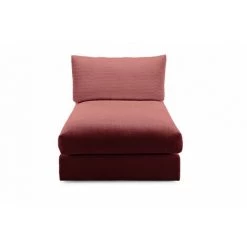 Canapé Modulable BOBOCHIC - Méridienne Pour Canapé Modulable Ultra Moelleux PARIS Tissu Bouclette Rouge - Rouge -BOBOCHIC Soldes 2022 65382486 5
