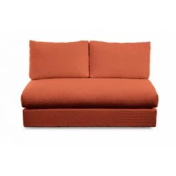Canapé Modulable BOBOCHIC - Chauffeuse 2 Places Pour Canapé Modulable Ultra Moelleux PARIS Tissu Bouclette Terracotta - Terracotta -BOBOCHIC Soldes 2022 65382898 3