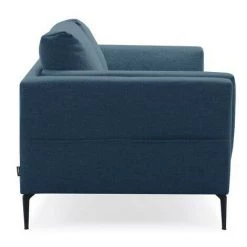 Canapé Droit Fixe BOBOCHIC - Canapé Droit Fixe 3 Places ADELINE Bleu - Bleu -BOBOCHIC Soldes 2022 65382924 5