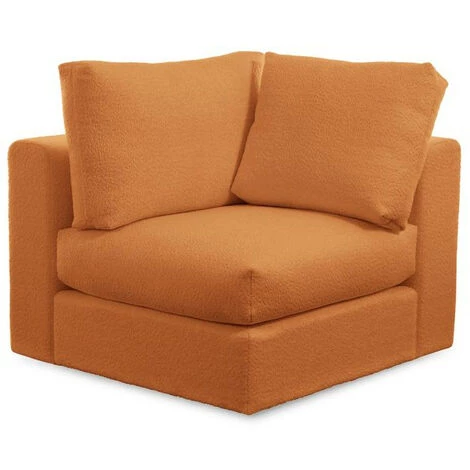 Canapé Modulable BOBOCHIC - Angle Pour Canapé Modulable Ultra Moelleux PARIS Tissu Bouclette Ocre - Ocre 5 Canapé Modulable BOBOCHIC - Angle Pour Canapé Modulable Ultra Moelleux PARIS Tissu Bouclette Ocre - Ocre – Image 3