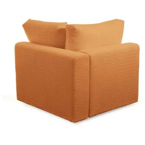 Canapé Modulable BOBOCHIC - Angle Pour Canapé Modulable Ultra Moelleux PARIS Tissu Bouclette Ocre - Ocre 7 Canapé Modulable BOBOCHIC - Angle Pour Canapé Modulable Ultra Moelleux PARIS Tissu Bouclette Ocre - Ocre – Image 5