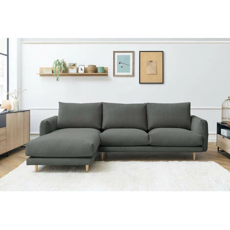 Canapé D'angle Fixe BOBOCHIC - Canapé D'angle Fixe ZEBULON Angle Gauche Gris Foncé - Gris Foncé 5 Canapé D'angle Fixe BOBOCHIC - Canapé D'angle Fixe ZEBULON Angle Gauche Gris Foncé - Gris Foncé – Image 3