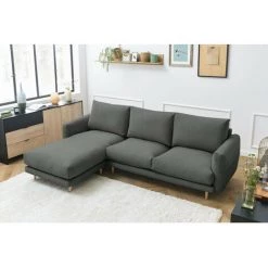 Canapé D'angle Fixe BOBOCHIC - Canapé D'angle Fixe ZEBULON Angle Gauche Gris Foncé - Gris Foncé 11 Canapé D'angle Fixe BOBOCHIC - Canapé D'angle Fixe ZEBULON Angle Gauche Gris Foncé - Gris Foncé -BOBOCHIC Soldes 2022 65382937 5