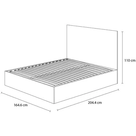 BOBOCHIC Etnic - Lit Coffre - 160x200 - Bois Et Noir - Sommier Inclus Dimensions - 160x200cm 7 BOBOCHIC Etnic - Lit Coffre - 160x200 - Bois Et Noir - Sommier Inclus Dimensions - 160x200cm – Image 5