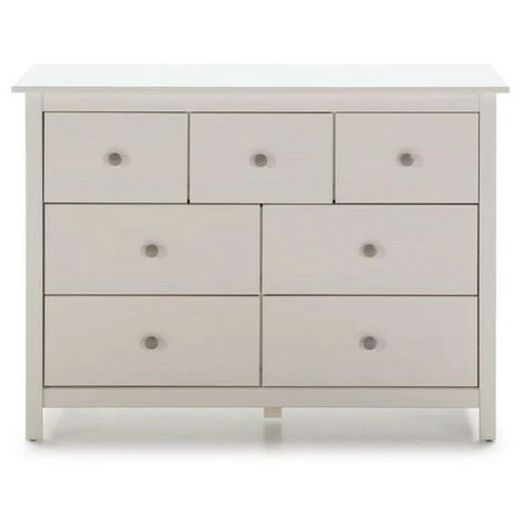 Commodes BOBOCHIC - Commode 7 Tiroirs EMMA Blanc - Blanc 3 Commodes BOBOCHIC - Commode 7 Tiroirs EMMA Blanc - Blanc