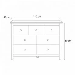 Commodes BOBOCHIC - Commode 7 Tiroirs EMMA Blanc - Blanc 11 Commodes BOBOCHIC - Commode 7 Tiroirs EMMA Blanc - Blanc -BOBOCHIC Soldes 2022 67960552 5