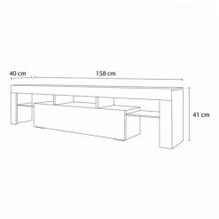 Meubles TV BOBOCHIC - Meuble TV 158 Cm GUSTAVE Chêne - Chêne -BOBOCHIC Soldes 2022 69755235 3