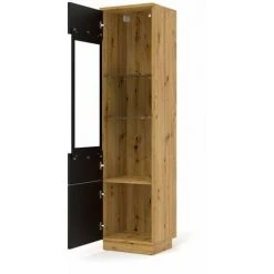 Rangement Vitrine BOBOCHIC - Rangement Vitrine 1 Porte 37 Cm ASTRID Chêne Et Noir - Chêne Et Noir 9 Rangement Vitrine BOBOCHIC - Rangement Vitrine 1 Porte 37 Cm ASTRID Chêne Et Noir - Chêne Et Noir -BOBOCHIC Soldes 2022 70045623 3