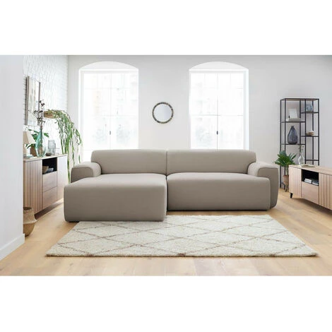 Canapé D'angle Fixe BOBOCHIC - Canapé D'angle Fixe MARAIS Angle Gauche Beige - Beige 5 Canapé D'angle Fixe BOBOCHIC - Canapé D'angle Fixe MARAIS Angle Gauche Beige - Beige – Image 3