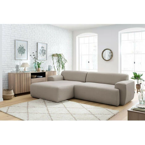 Canapé D'angle Fixe BOBOCHIC - Canapé D'angle Fixe MARAIS Angle Gauche Beige - Beige 6 Canapé D'angle Fixe BOBOCHIC - Canapé D'angle Fixe MARAIS Angle Gauche Beige - Beige – Image 4