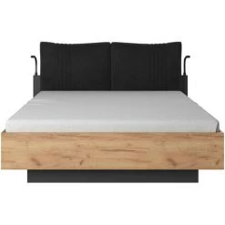 Chambre Complète BOBOCHIC - Ensemble NAYA Avec Lit Coffre 160x200 Cm + Commode + 2 Chevets - Chêne Et Noir 11 Chambre Complète BOBOCHIC - Ensemble NAYA Avec Lit Coffre 160x200 Cm + Commode + 2 Chevets - Chêne Et Noir -BOBOCHIC Soldes 2022 70419043 5