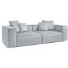 Canapé Modulable BOBOCHIC - Canapé Droit Fixe 3 Places VAUBAN Gris Clair - Gris Clair 2 Canapé Modulable BOBOCHIC - Canapé Droit Fixe 3 Places VAUBAN Gris Clair - Gris Clair -BOBOCHIC Soldes 2022 70439030 1