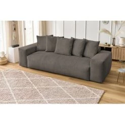 Canapé Droit Fixe BOBOCHIC - Canapé Droit Fixe 3 Places Ultra Moelleux VOLTAIRE Velours Côtelé Taupe - Taupe 11 Canapé Droit Fixe BOBOCHIC - Canapé Droit Fixe 3 Places Ultra Moelleux VOLTAIRE Velours Côtelé Taupe - Taupe -BOBOCHIC Soldes 2022 70633762 5