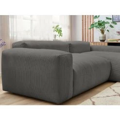 BOBOCHIC Lafayette - Canapé D'angle - En Velours Côtelé - 4 Places - Droit Couleur - Gris Foncé - Gris Foncé 11 BOBOCHIC Lafayette - Canapé D'angle - En Velours Côtelé - 4 Places - Droit Couleur - Gris Foncé - Gris Foncé -BOBOCHIC Soldes 2022 71181309 5