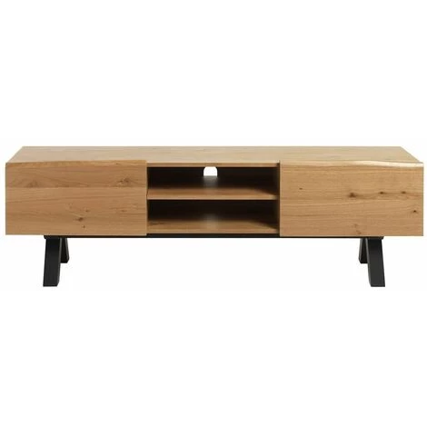 Meubles TV BOBOCHIC - Meuble TV 170 Cm MIKA Plaqué Chêne - Chêne 3 Meubles TV BOBOCHIC - Meuble TV 170 Cm MIKA Plaqué Chêne - Chêne