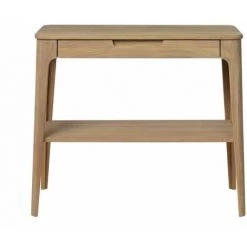 Consoles BOBOCHIC - Console 1 Tiroir CLEONI Plaquée Chêne - Bois