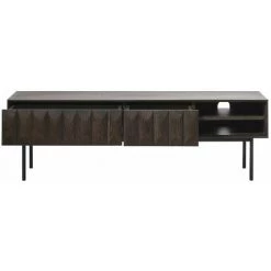 Meubles TV BOBOCHIC - Meuble TV 160 Cm JIL Plaqué Chêne - Marron -BOBOCHIC Soldes 2022 72160469 4