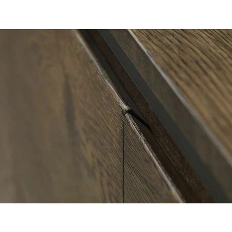 Buffets BOBOCHIC - Buffet 3 Portes 155 Cm SIMIANE Chêne Chêne Et Noir - Chêne Et Noir 6 Buffets BOBOCHIC - Buffet 3 Portes 155 Cm SIMIANE Chêne Chêne Et Noir - Chêne Et Noir – Image 4