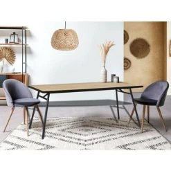 Table à Manger BOBOCHIC - Table à Manger 180 Cm VAUGIRARD Plaquée Chêne - Bois 8 Table à Manger BOBOCHIC - Table à Manger 180 Cm VAUGIRARD Plaquée Chêne - Bois -BOBOCHIC Soldes 2022 72161024 2