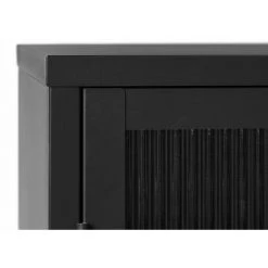 Rangement Vitrine BOBOCHIC - Rangement Vitrine Bas 2 Portes 111 Cm OLIE Noir - Noir -BOBOCHIC Soldes 2022 72161036 5