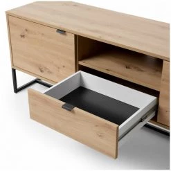 Meubles TV BOBOCHIC - Meuble TV 153 Cm HELENE Chêne - Chêne -BOBOCHIC Soldes 2022 72247774 5